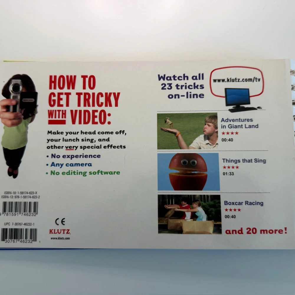 Klutz Tricky Video: The Complete Guide to Making Movie Magic